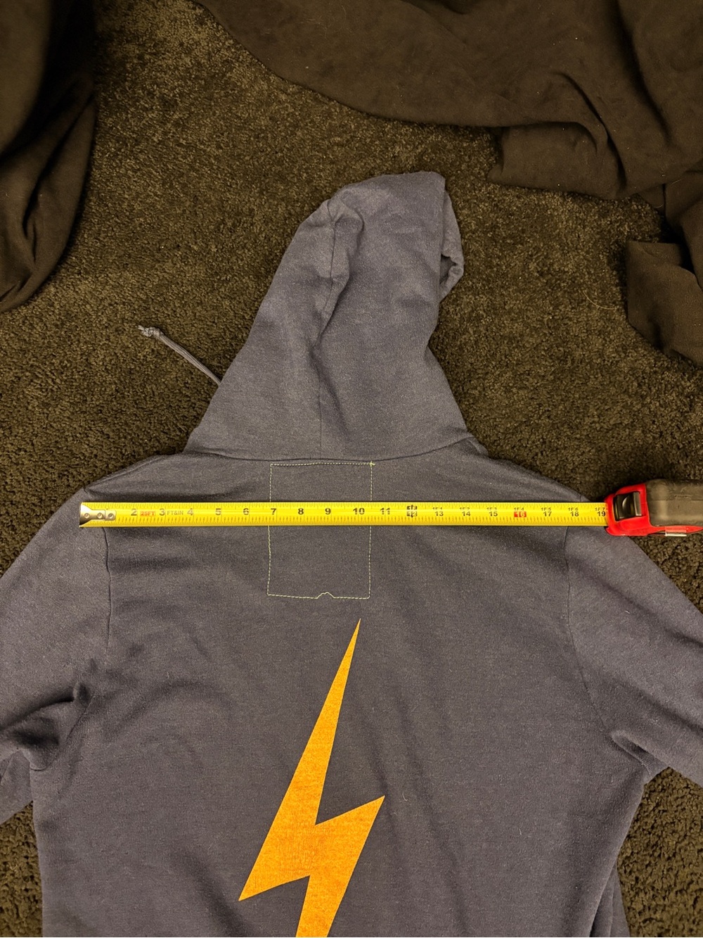 Aviator Nation Navy Hoodie with Yellow⚡️on back - Picture 8 of 10